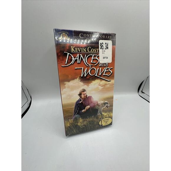 Dances with Wolves (VHS, 1999, Contemporary Classics) New Sealed Unopened MGM - Picture 2 of 5